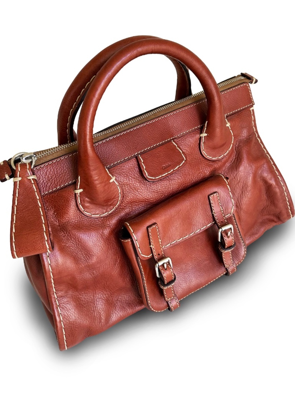 VINTAGE CHLOร EDITH LEATHER SATCHEL โ NEW WITHOUT TAGS / NEVER CARRIED